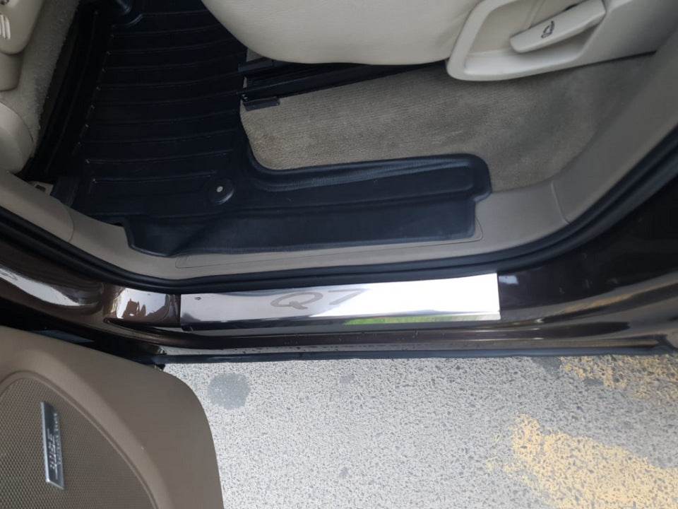 The door sill panels (4 PCs, Carmos) for Audi Q7 2005-2015 - Reelken Auto