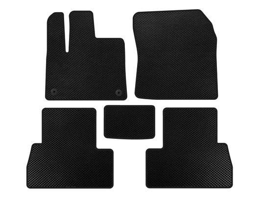 EVA Floor Mats (Long Wheelbase, Black) for Peugeot Partner/Rifter 2019- - image 1