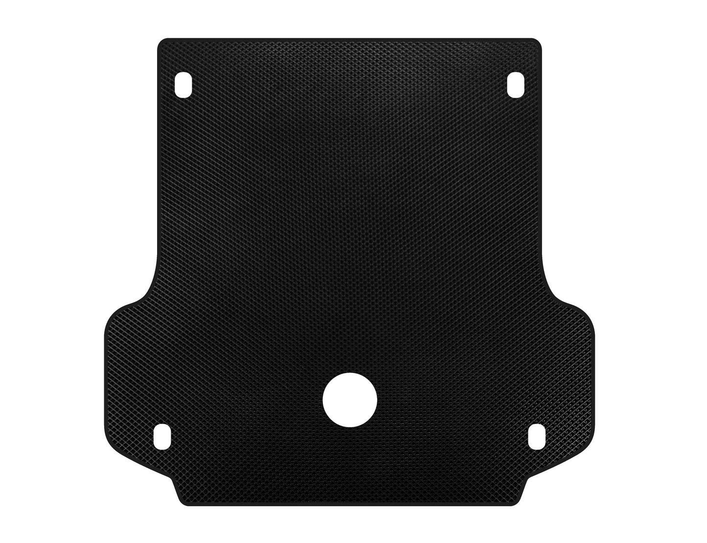 Trunk mat (2008-2013, Black) for Mitsubishi Pajero Sport 2008-2015 - image 1