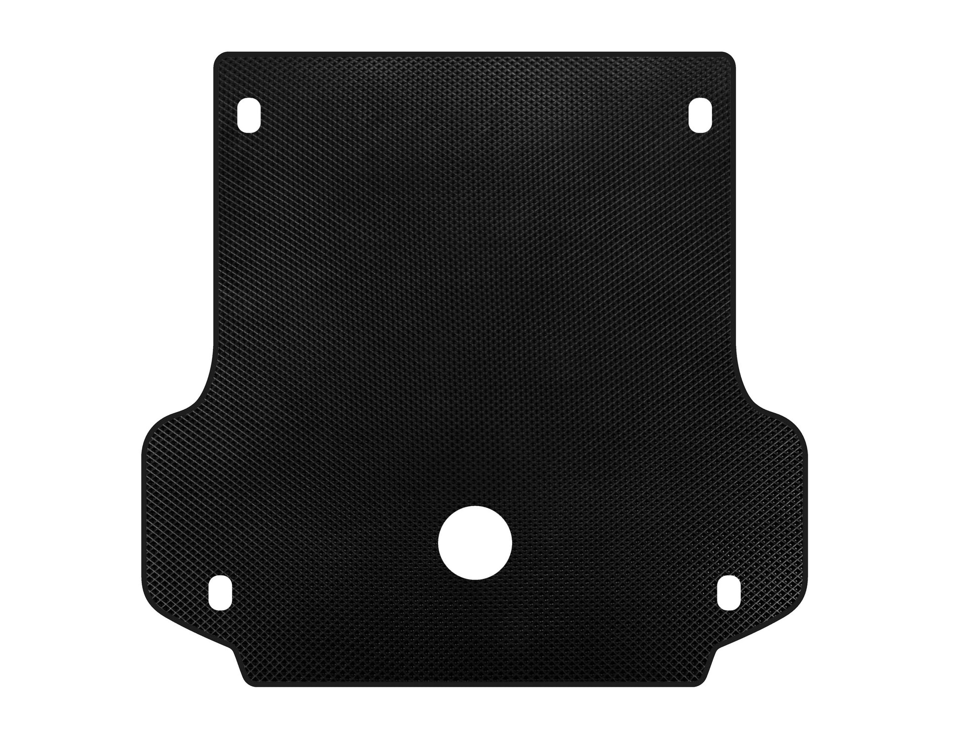Trunk mat (2008-2013, Black) for Mitsubishi Pajero Sport 2008-2015 - image 1