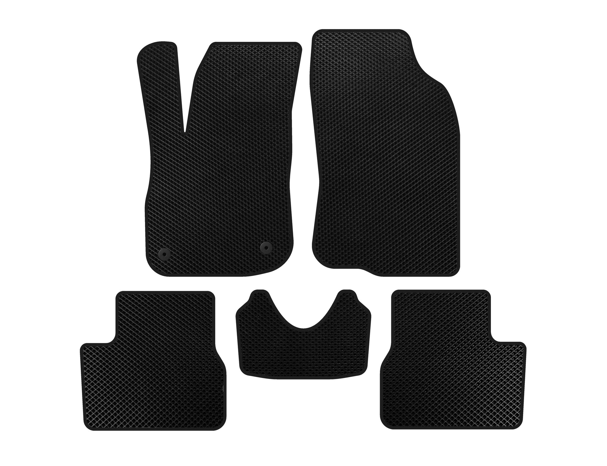 EVA Floor Mats (Black) for Peugeot 2008 2013-2019 - image 1