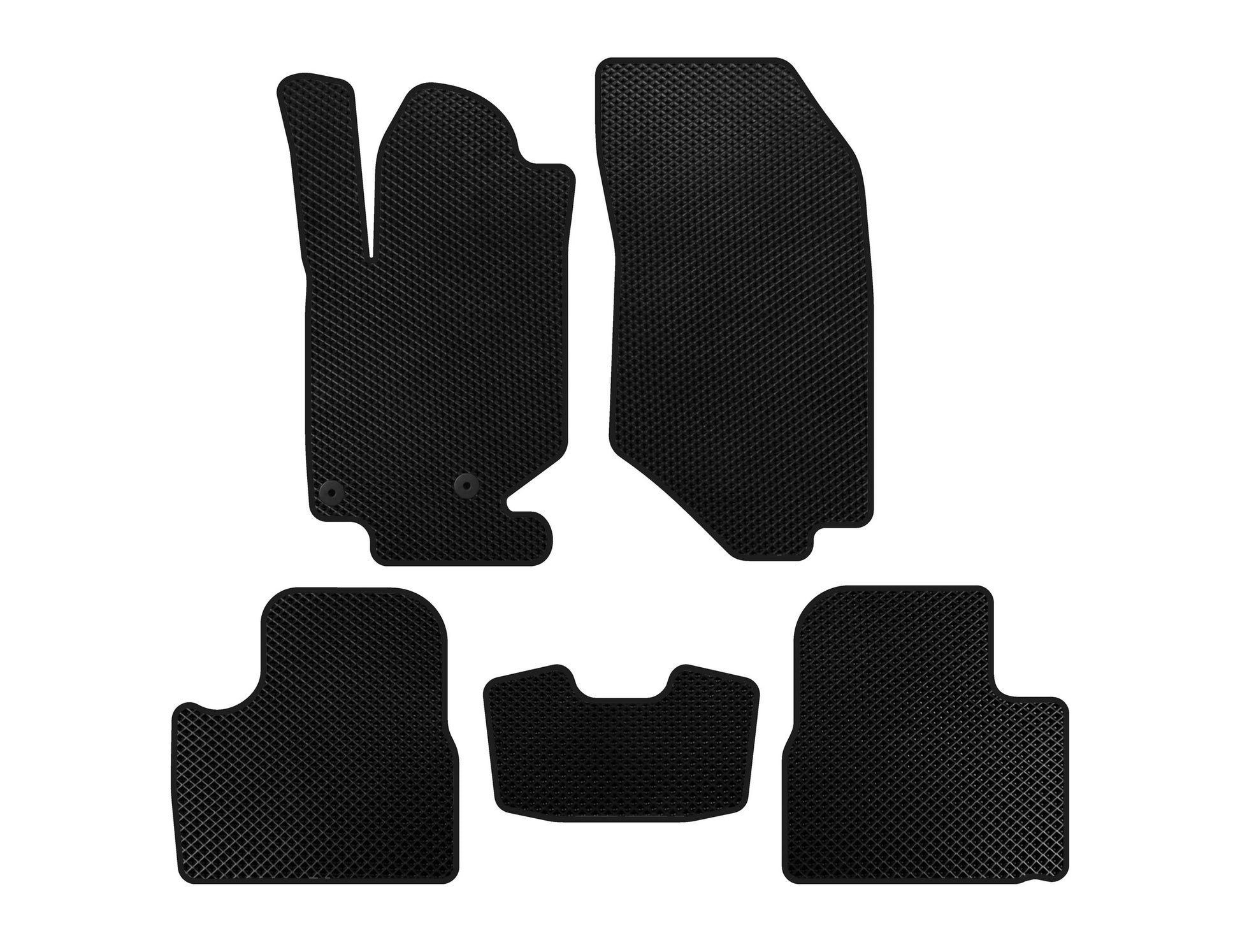 EVA Floor Mats (Black) for Peugeot 2008 2019- - image 1