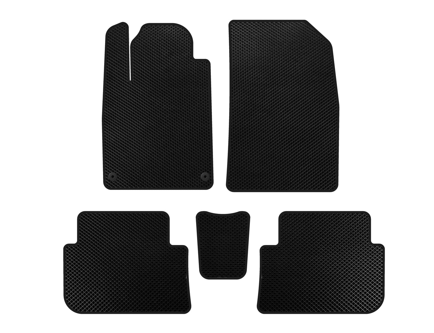 EVA Floor Mats (SD, Black) for Peugeot 407 2004-2011 - image 1