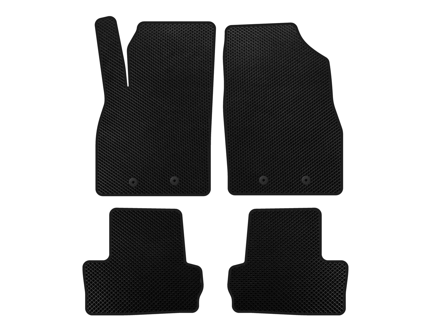 EVA Floor Mats (LB, Hybrid, Black) for Opel Ampera 2011-2016 - image 1