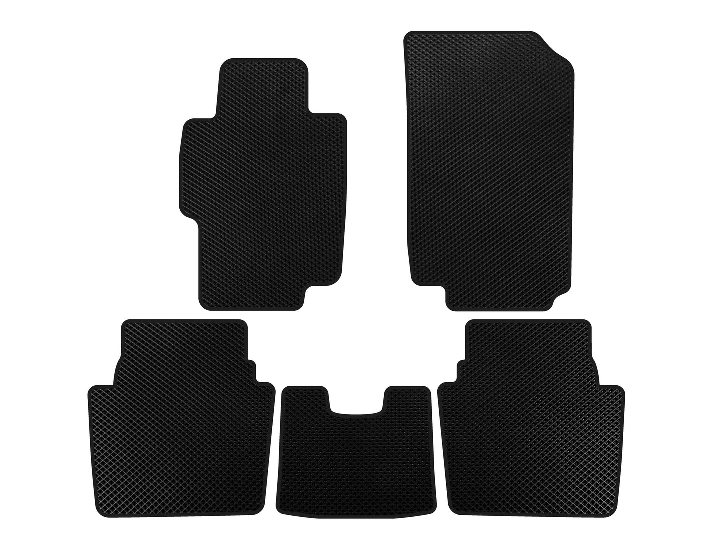 EVA Floor Mats (SD, Black) for Honda Accord VII 2002-2007 - image 1