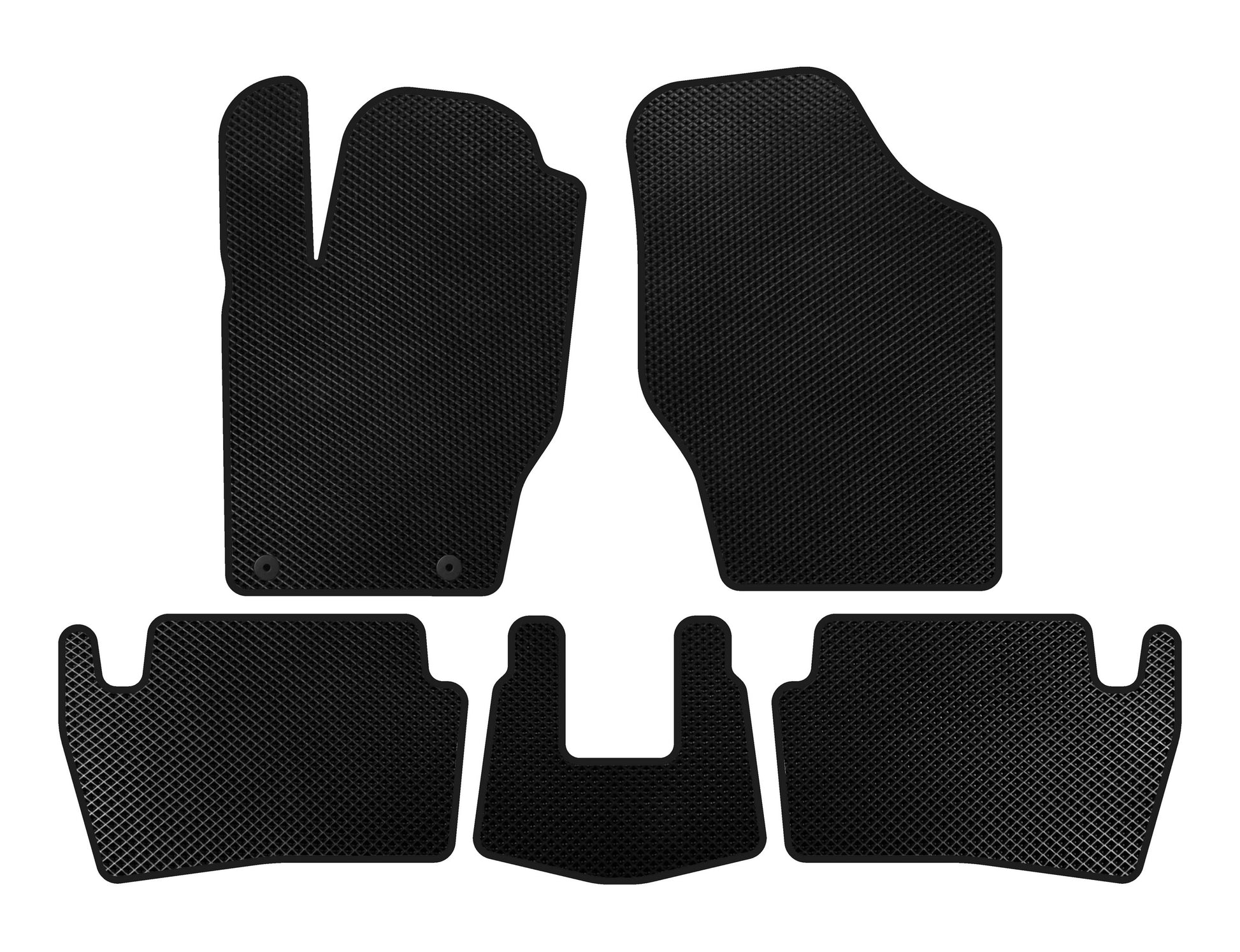 EVA Floor Mats (2001-2005, HB, 5-Door, Black) for Peugeot 307 2001-2008 - image 1