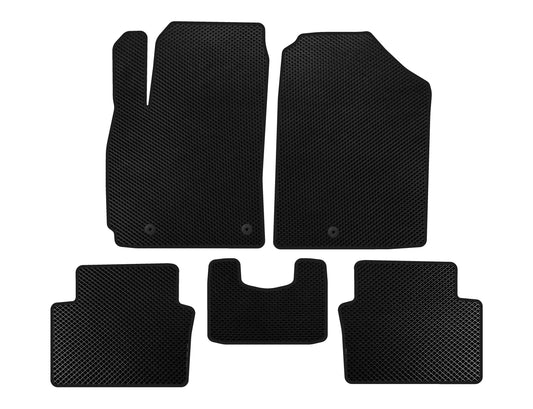 EVA Floor Mats (Coupe, Black) for Hyundai Veloster 2018-2022 - image 1