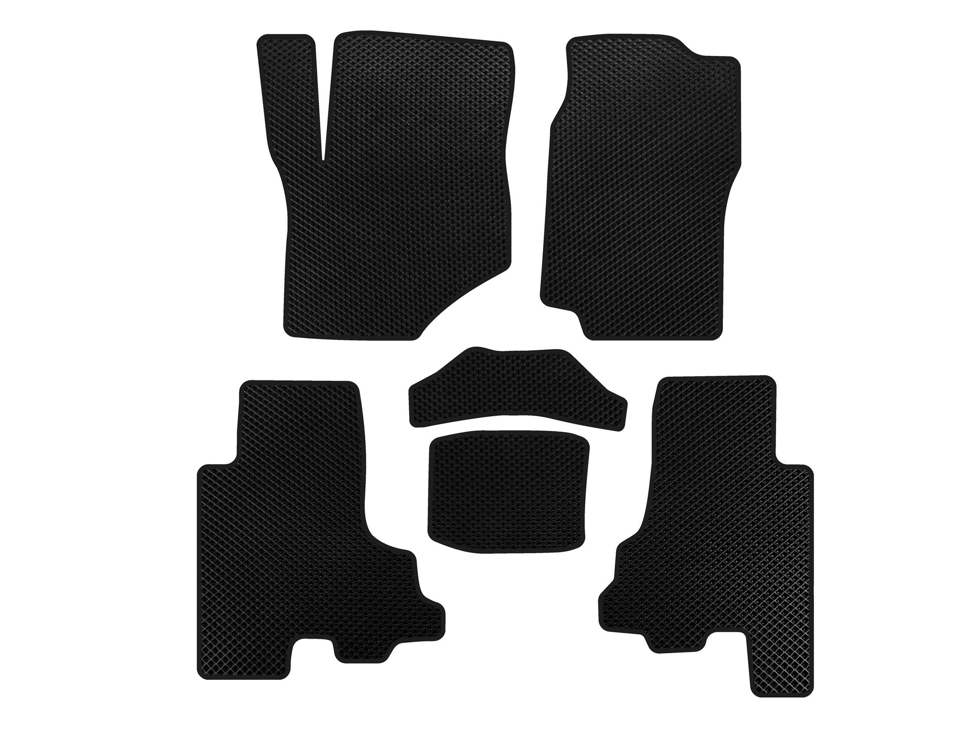 EVA Floor Mats (Black) for Chevrolet Trailblazer 2002-2012 - image 1