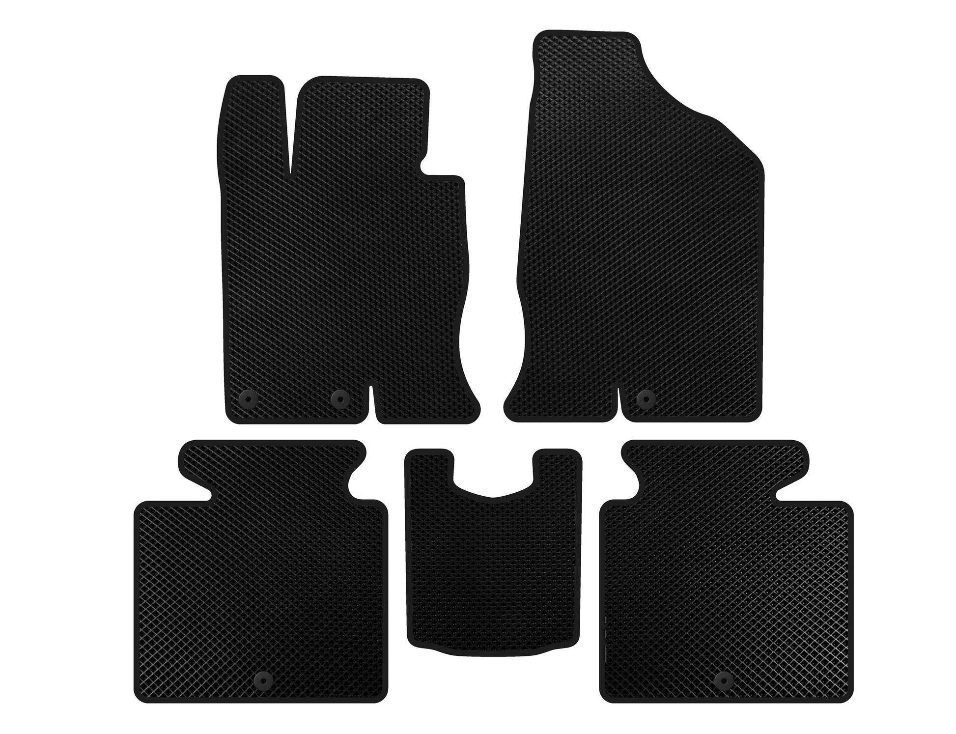 EVA Floor Mats (SD, Petrol, Black) for Hyundai Grandeur 2011-2017 - image 1