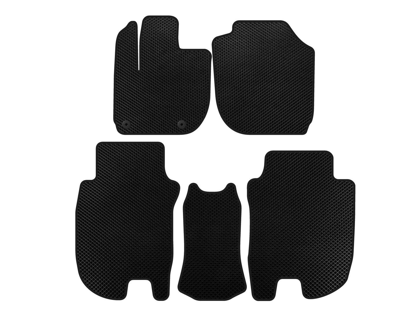 EVA Floor Mats (Black) for Honda HR-V 2014-2021 - image 1
