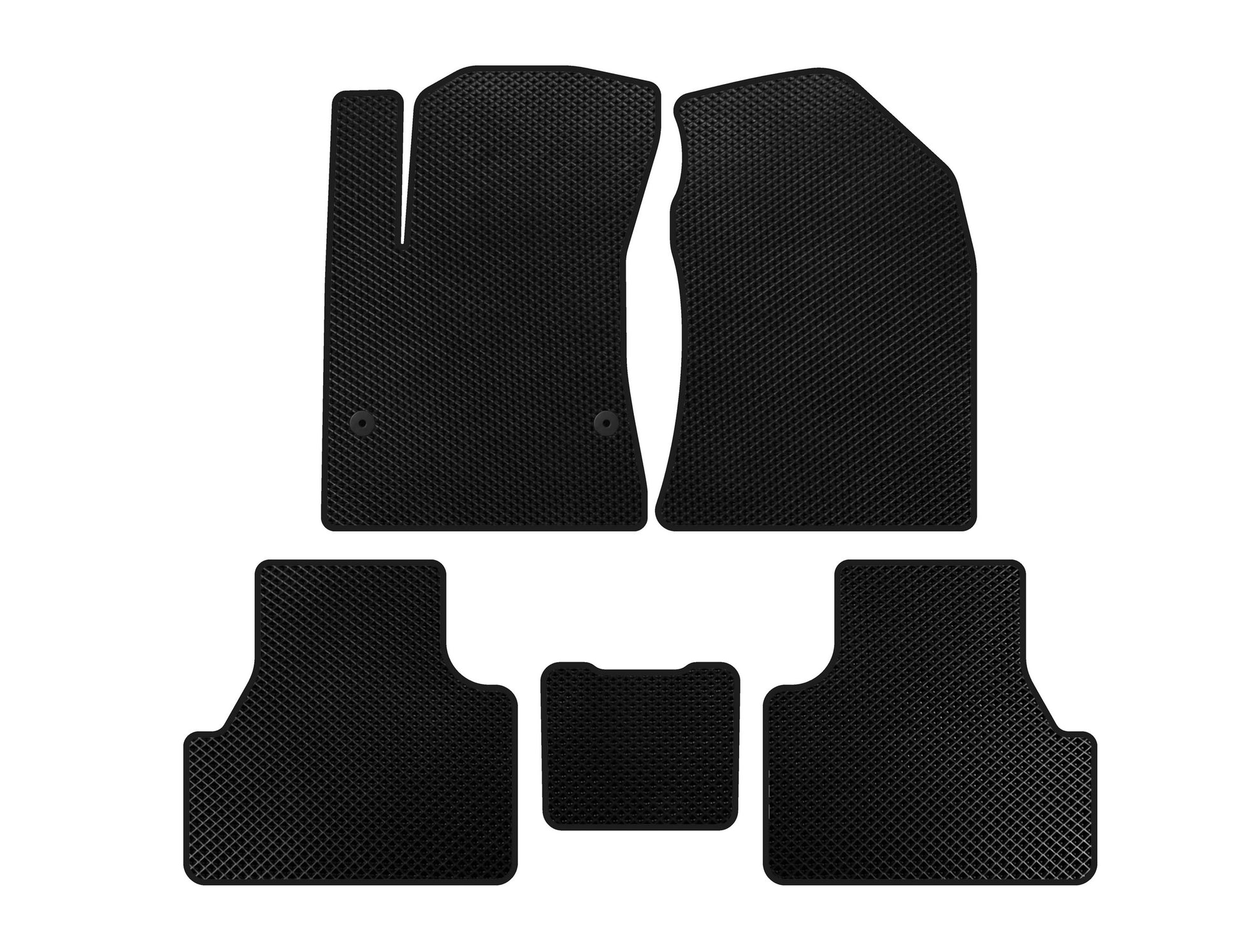 EVA Floor Mats V2 (Electric, Black) for Hyundai Kona 2017-2023 - image 1
