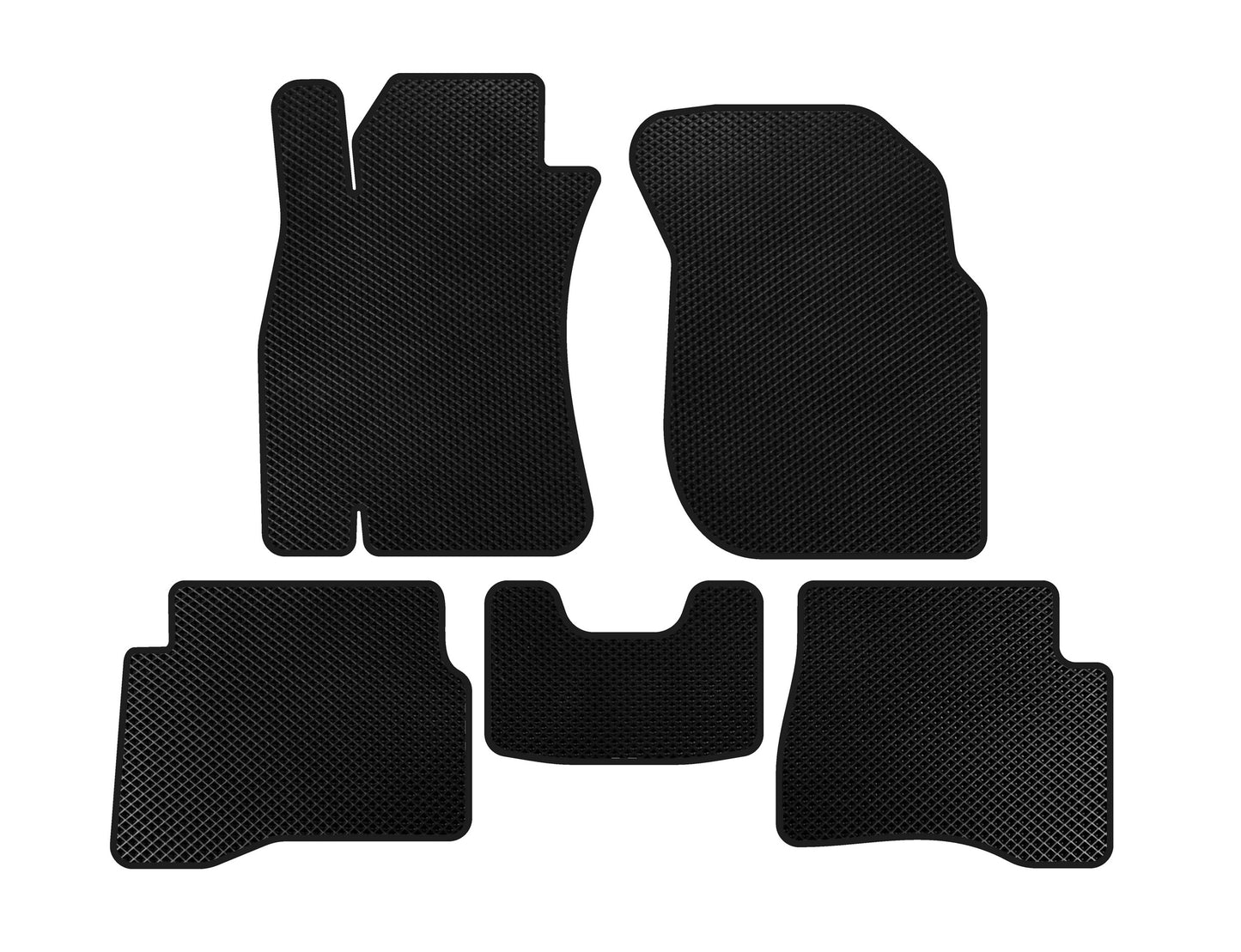 EVA Floor Mats (SD, Black) for Nissan Almera N16 2000-2006 - image 1