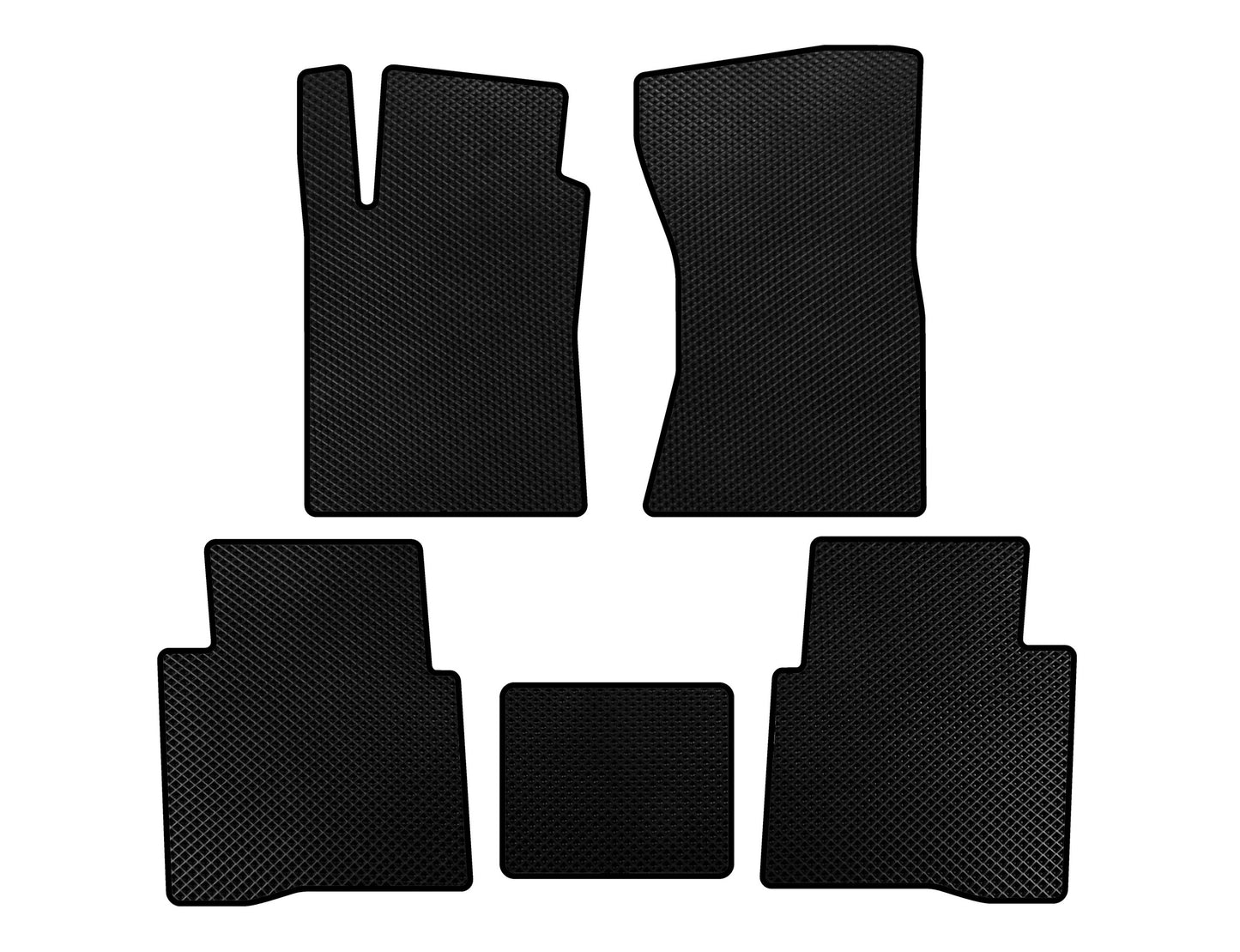 EVA Floor Mats (Black) for Toyota Fortuner 2006-2015 - image 1