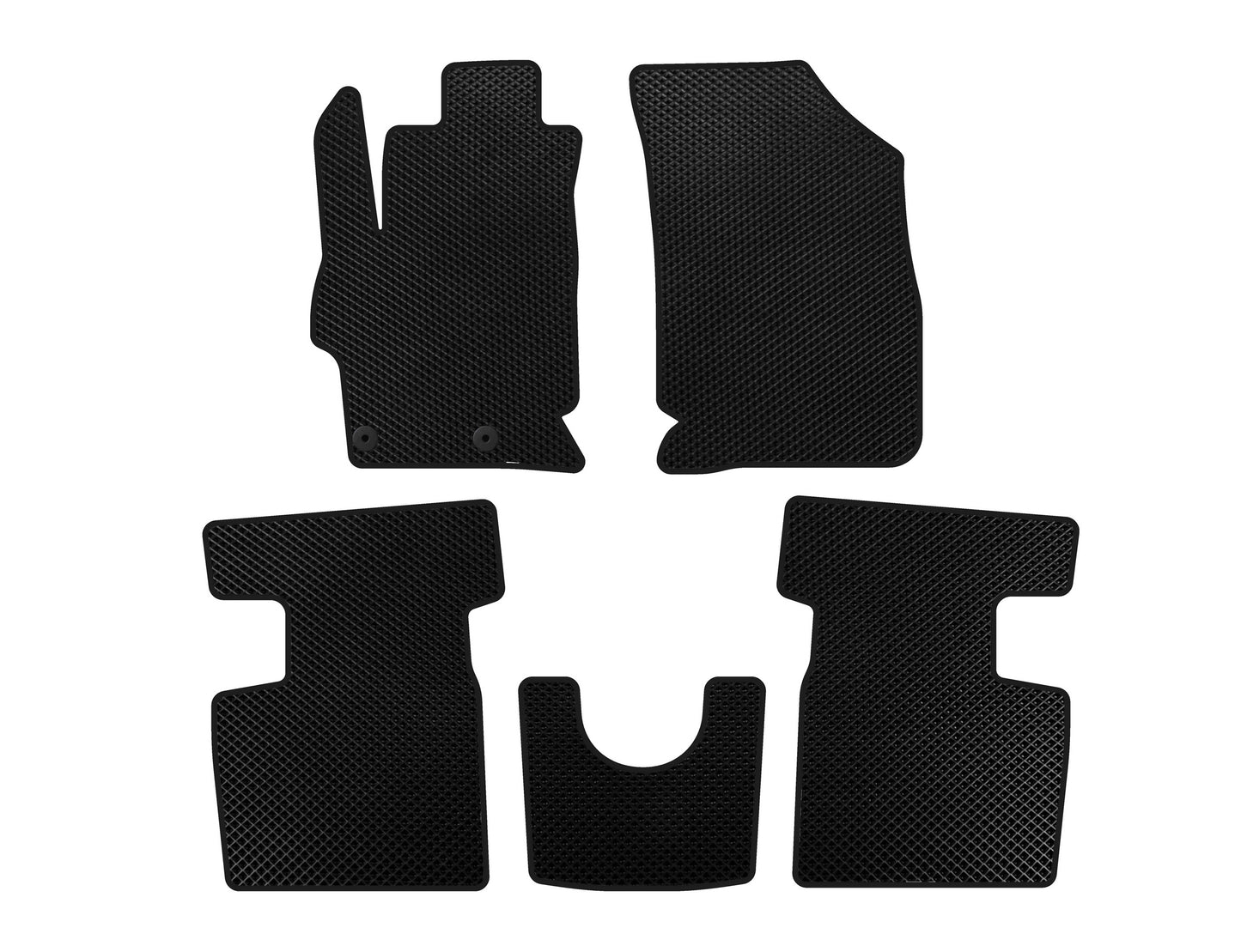 EVA Floor Mats (2017+, SD, Black) for Peugeot 301 2012- - image 1