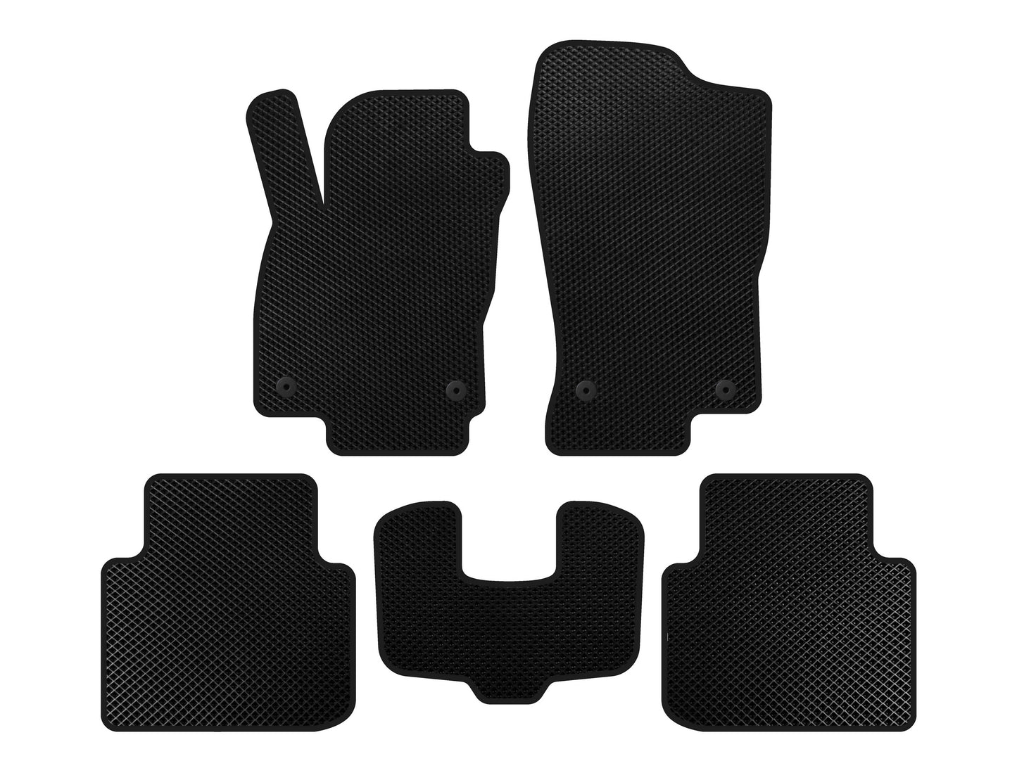 EVA Floor Mats (2022+, LB, Black) for Volkswagen Arteon 2017-2025 - image 1