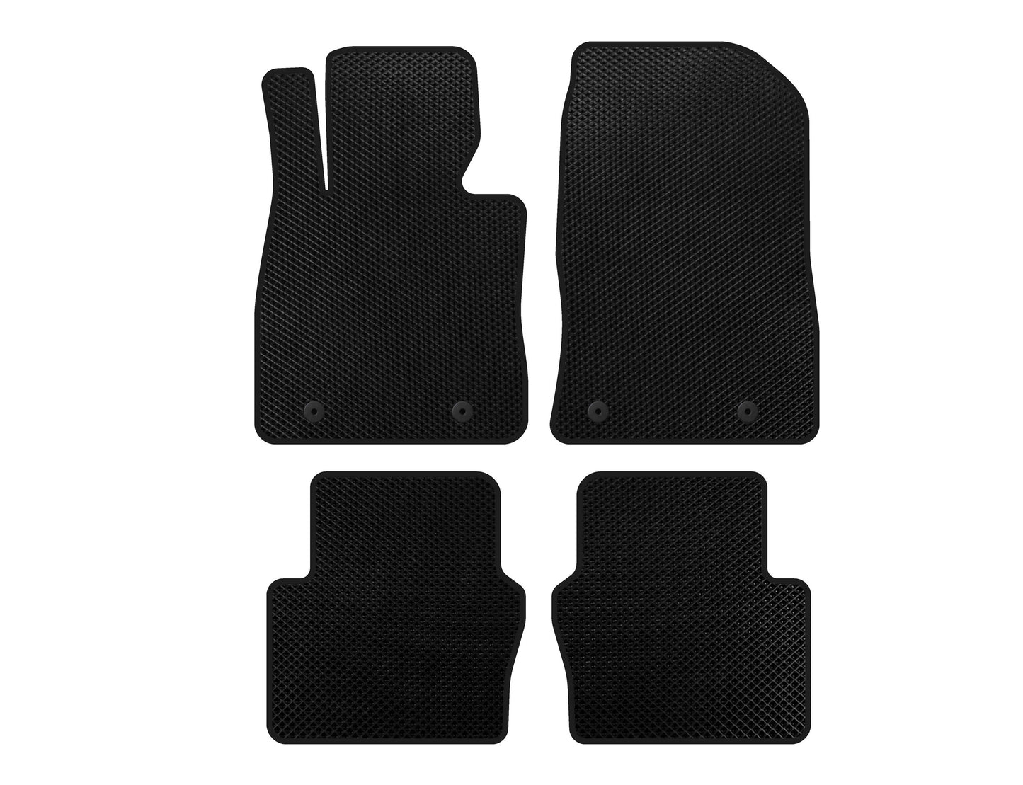 EVA Floor Mats (Electro, 2017-2020, SD, Black) for Toyota Yaris 2010-2020 - image 1