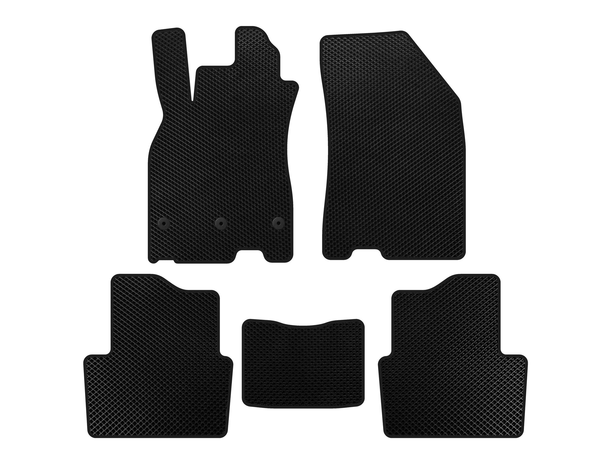 EVA Floor Mats (SD, Black) for Renault Megane III 2009-2016 - image 1