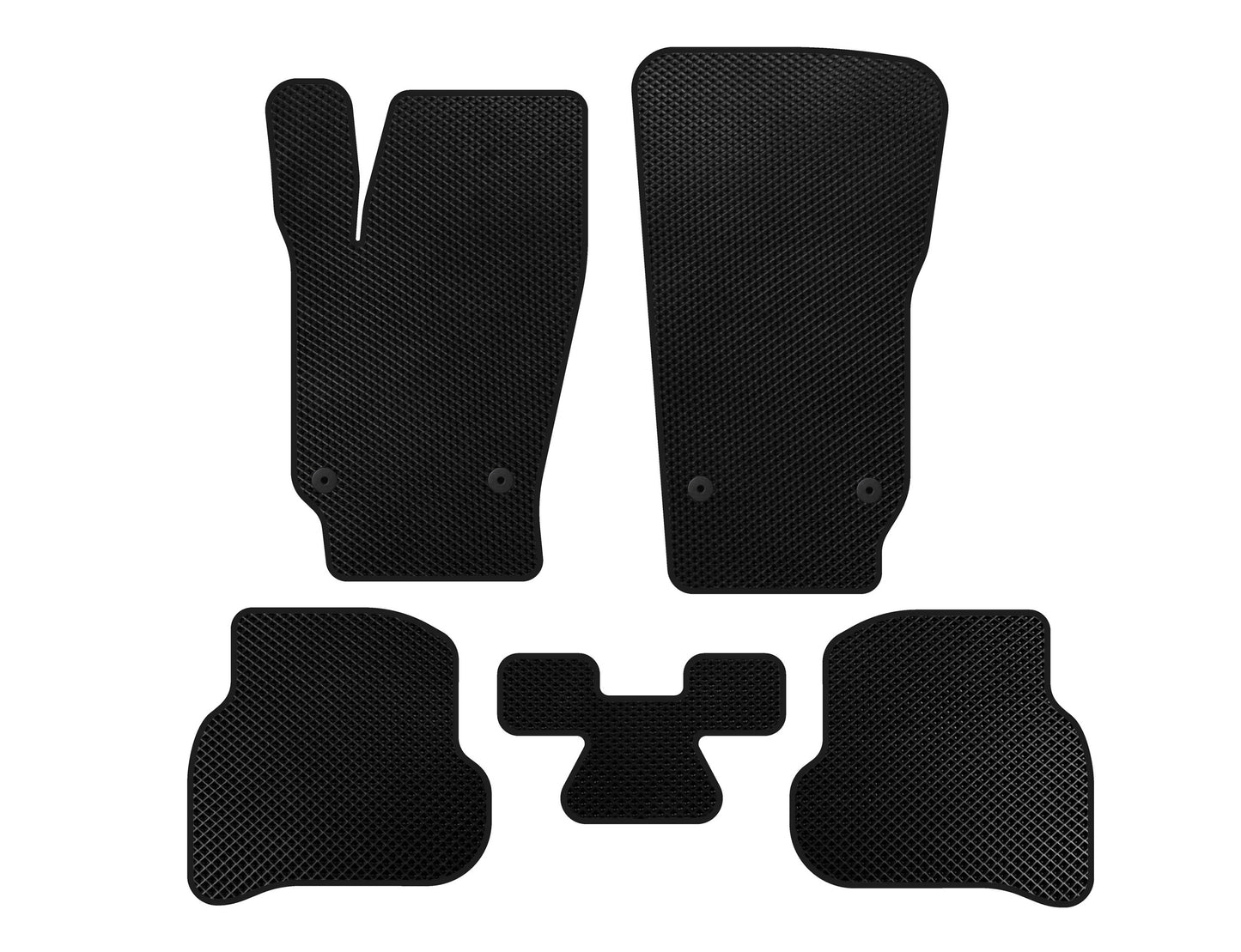 EVA Floor Mats (HB, 3/5-Door, Black) for Volkswagen Polo 2010-2017 - image 1
