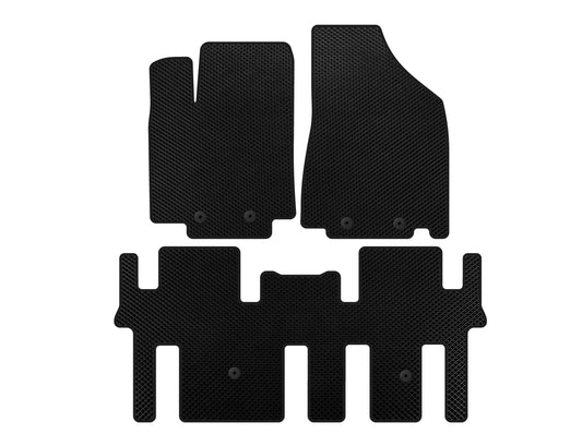 EVA Floor Mats (2 Rows, Black) for Nissan Pathfinder R52 2012-2021 - image 1