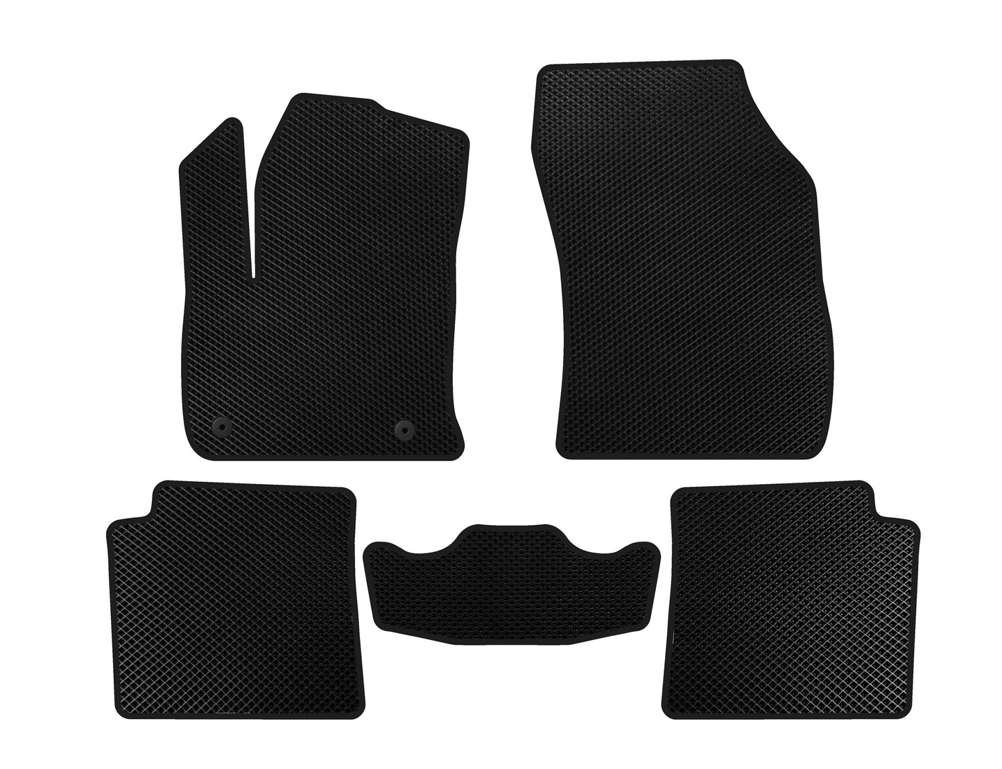 EVA Floor Mats V1 (Electric, Black) for Peugeot 2008 2019- - image 1