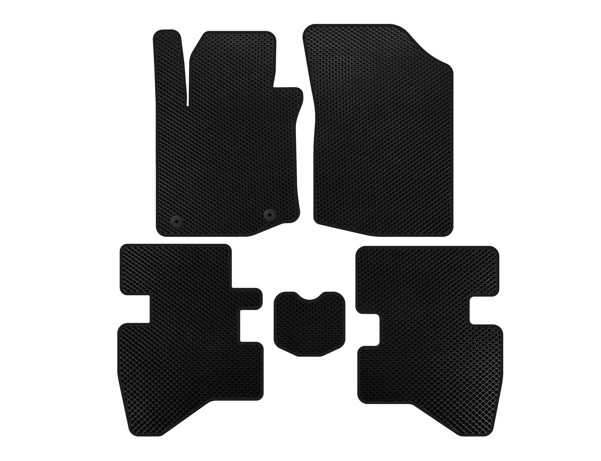 EVA mats (HB, Black) for Citroen C-1 2014-2021 - image 1