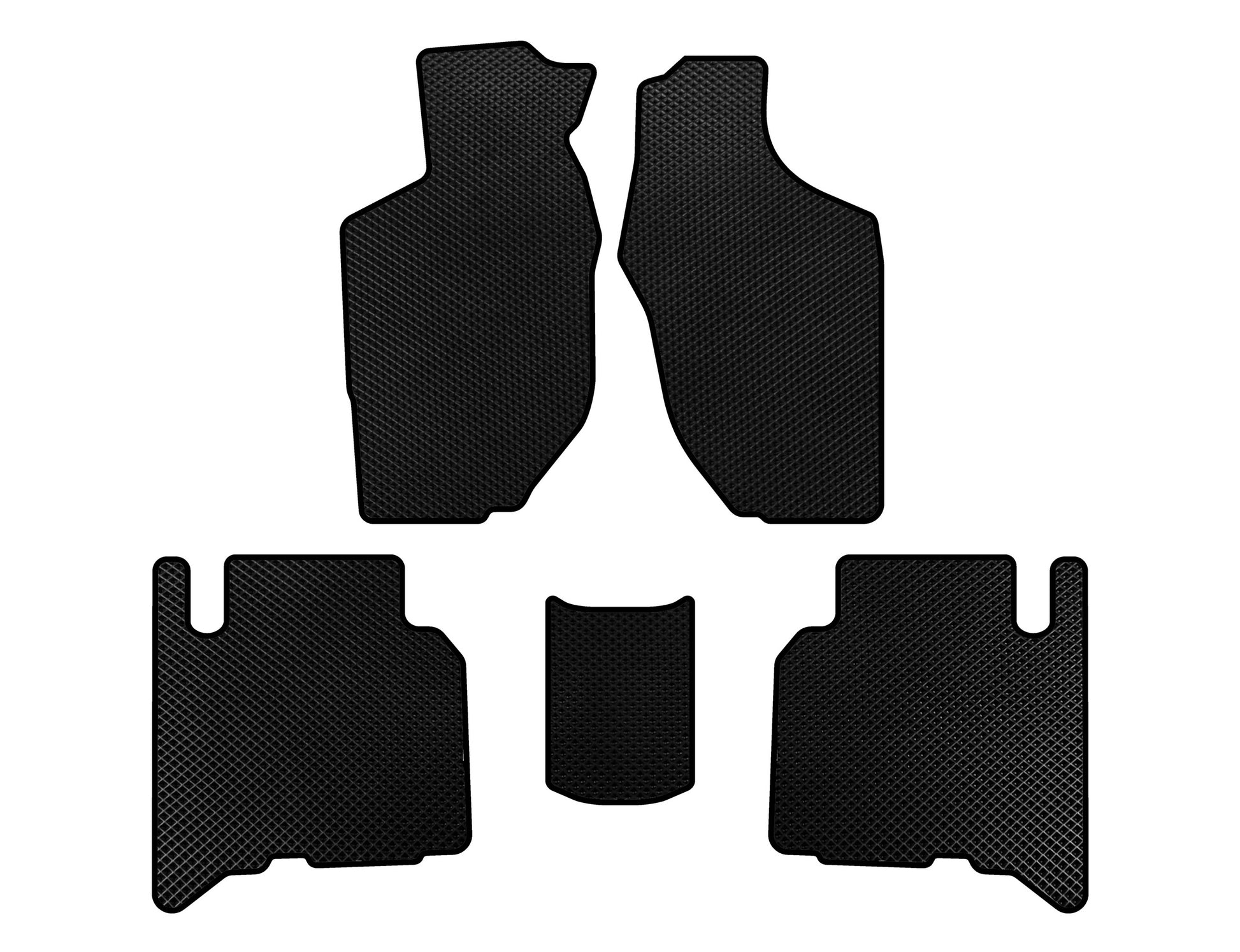 EVA Floor Mats (5-Door, Black) for Opel Frontera 1998-2003 - image 1