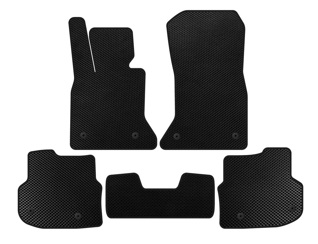 Floor Mats 2010-2013 (EVA, Black) for BMW 5 Series F-10/11/07 2010-2016 - image 1