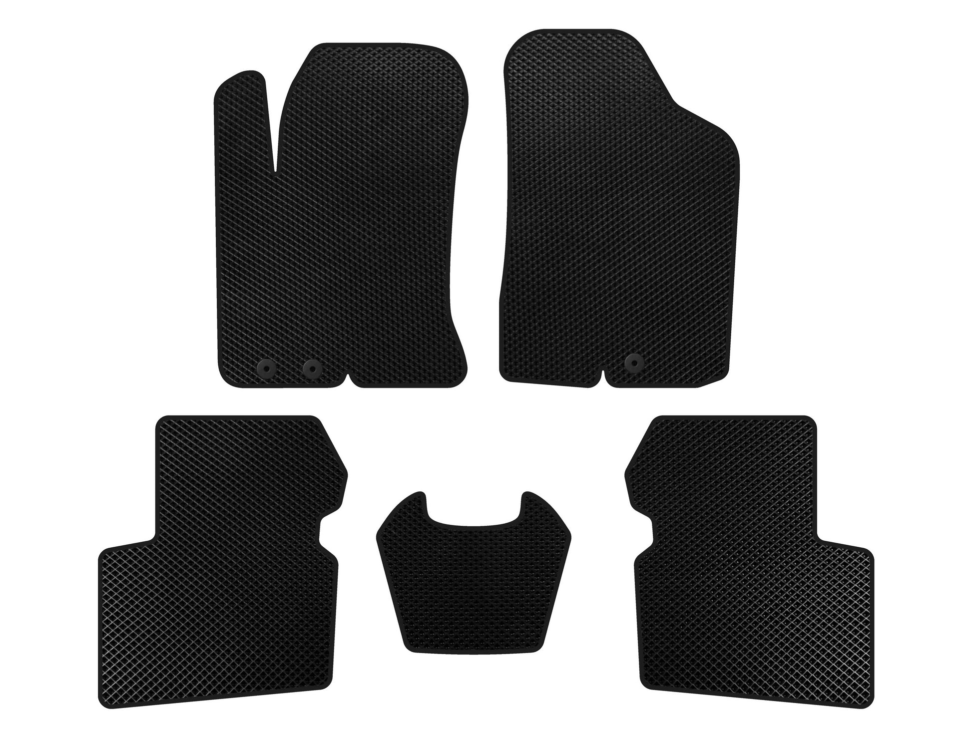 EVA Floor Mats (SD, Black) for Kia Cerato 2 2010-2013 - image 1
