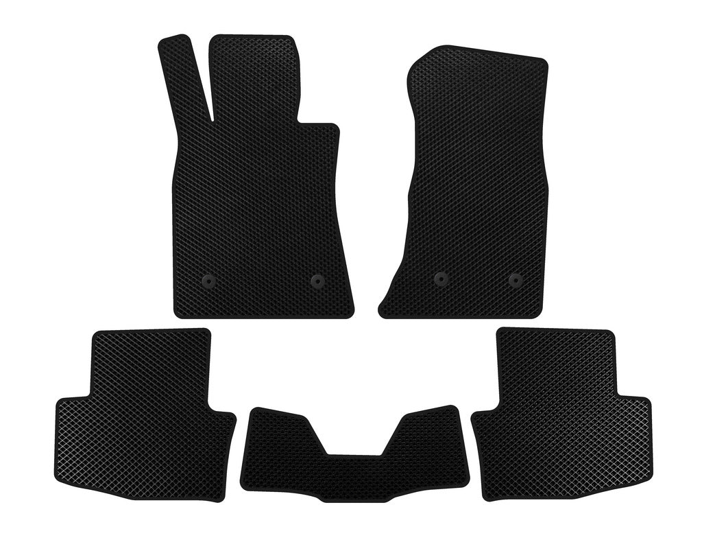 EVA Floor Mats (SD, Black) for Cadillac ATS 2012-2019 - image 1