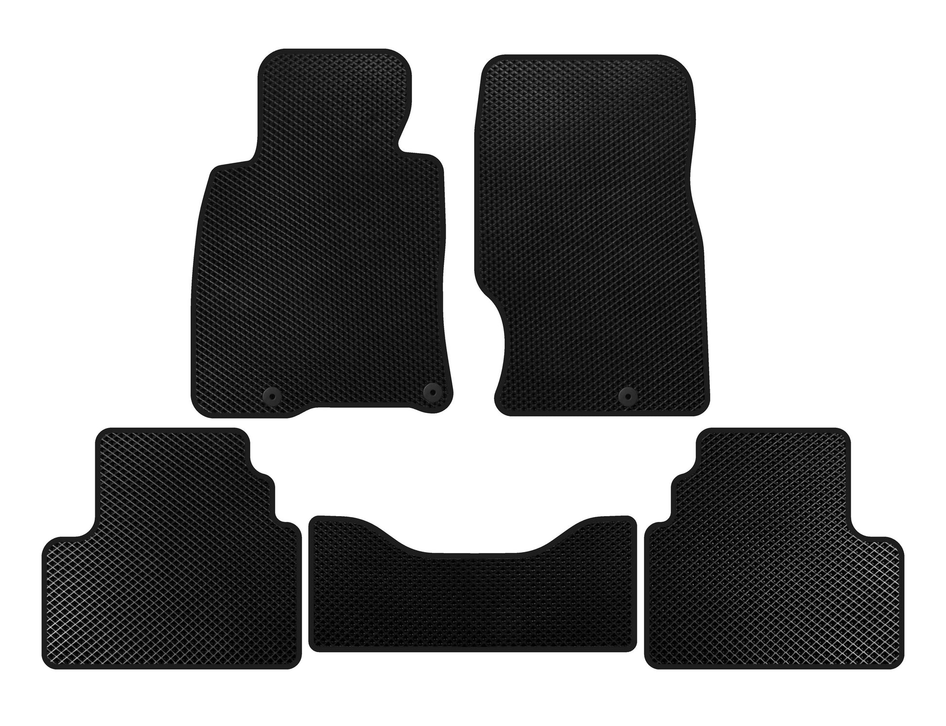 EVA Floor Mats (G25-G35, SD, Black) for Infiniti G25/G35/37 (V36/CV36) 2006-2015 - image 1