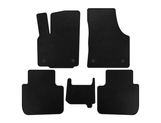 EVA Floor Mats (2 Rows, 7-Seater, Black) for Volkswagen Atlas (Terramont) 2016- - image 1