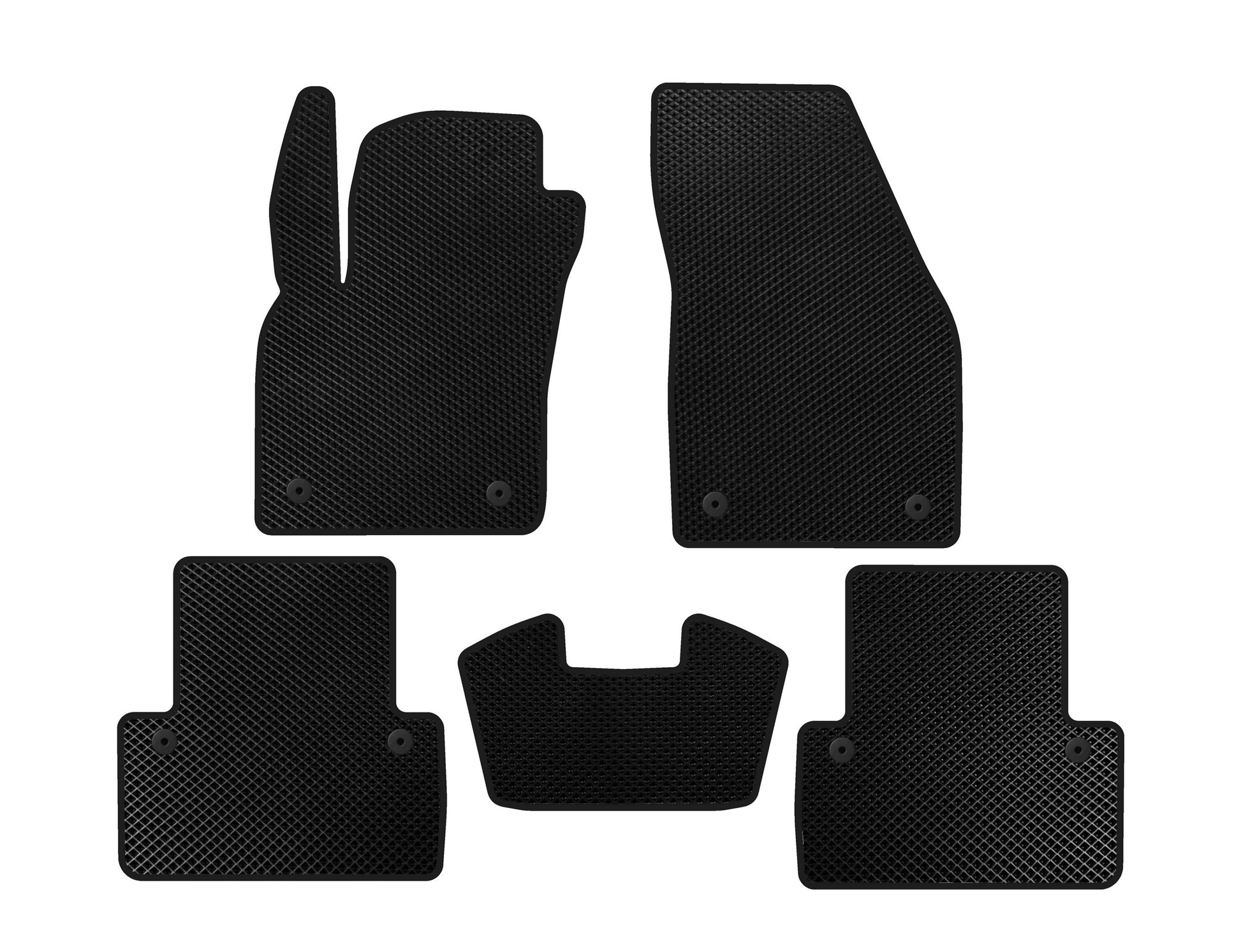 EVA Floor Mats (2007-2012, SW, Black) for Volvo V50 2004-2012 - image 1