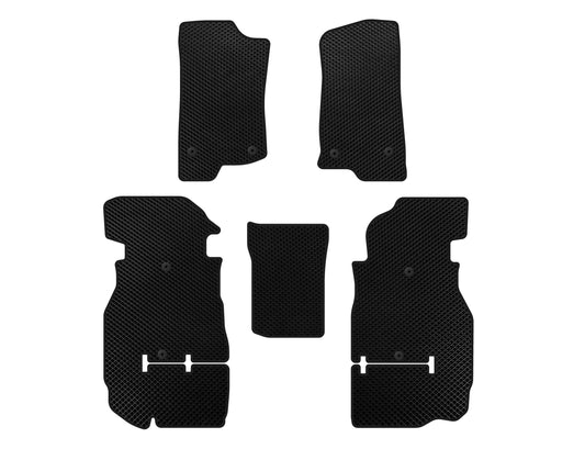 EVA Floor Mats (Rubicon Unlimited/5-Door, Black) for Jeep Wrangler 2018- - image 1