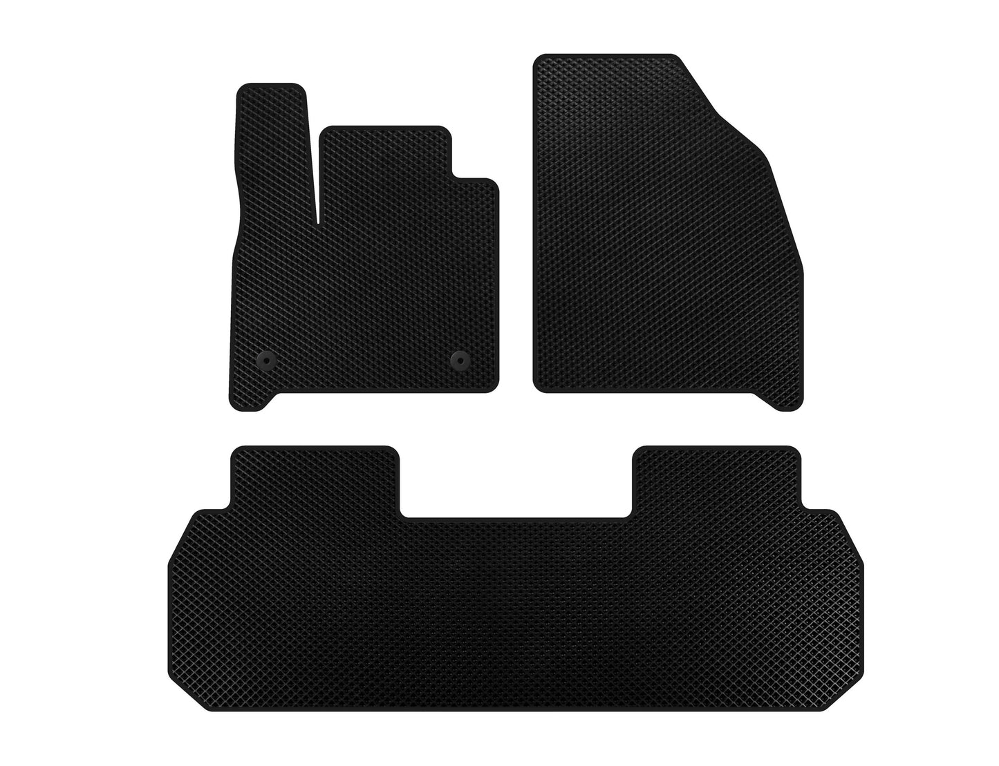 EVA Floor Mats (2 Rows, Black) for Chevrolet Traverse 2017- - image 1