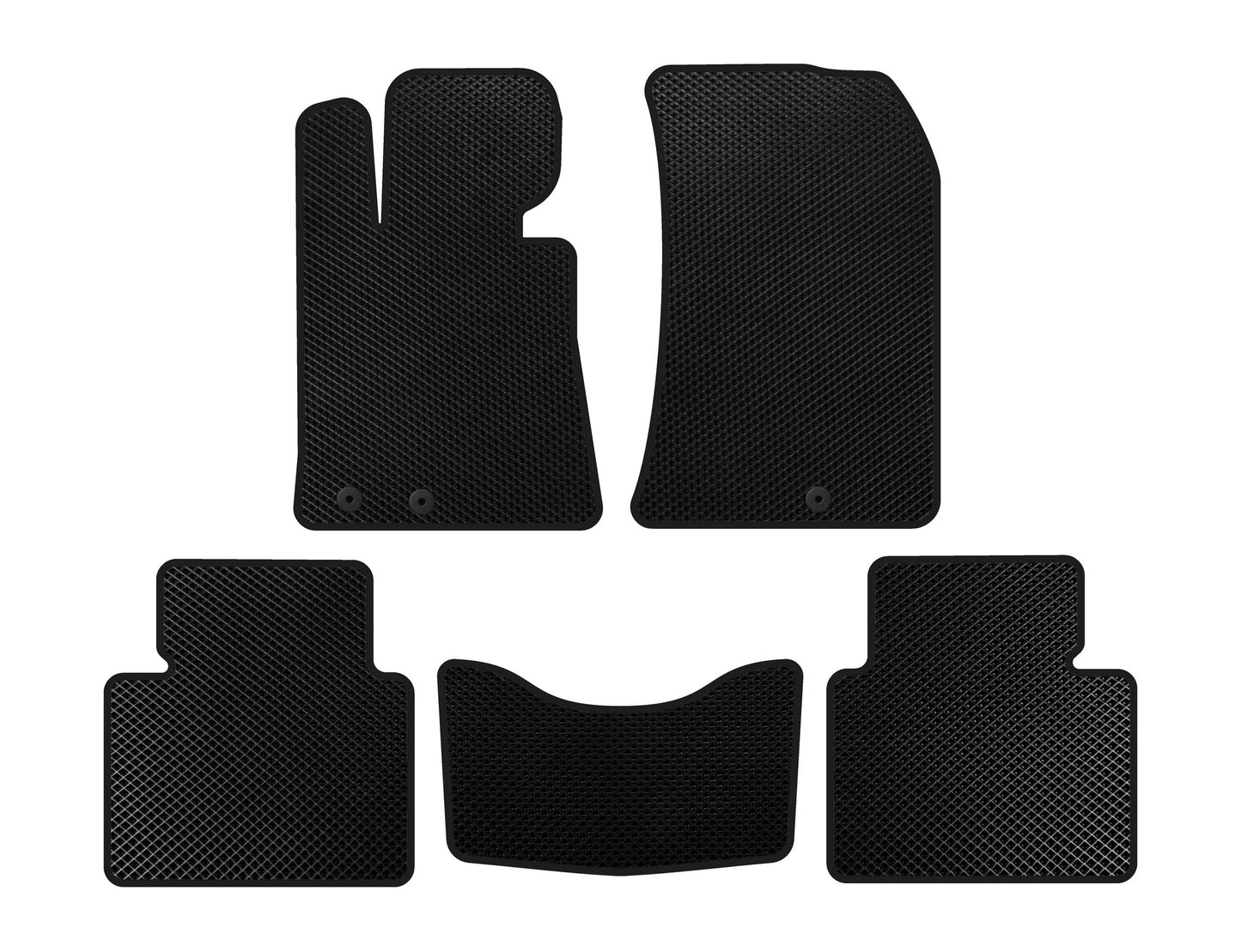 EVA Floor Mats (black) for Hyundai Genesis BH 2008-2013 - image 1