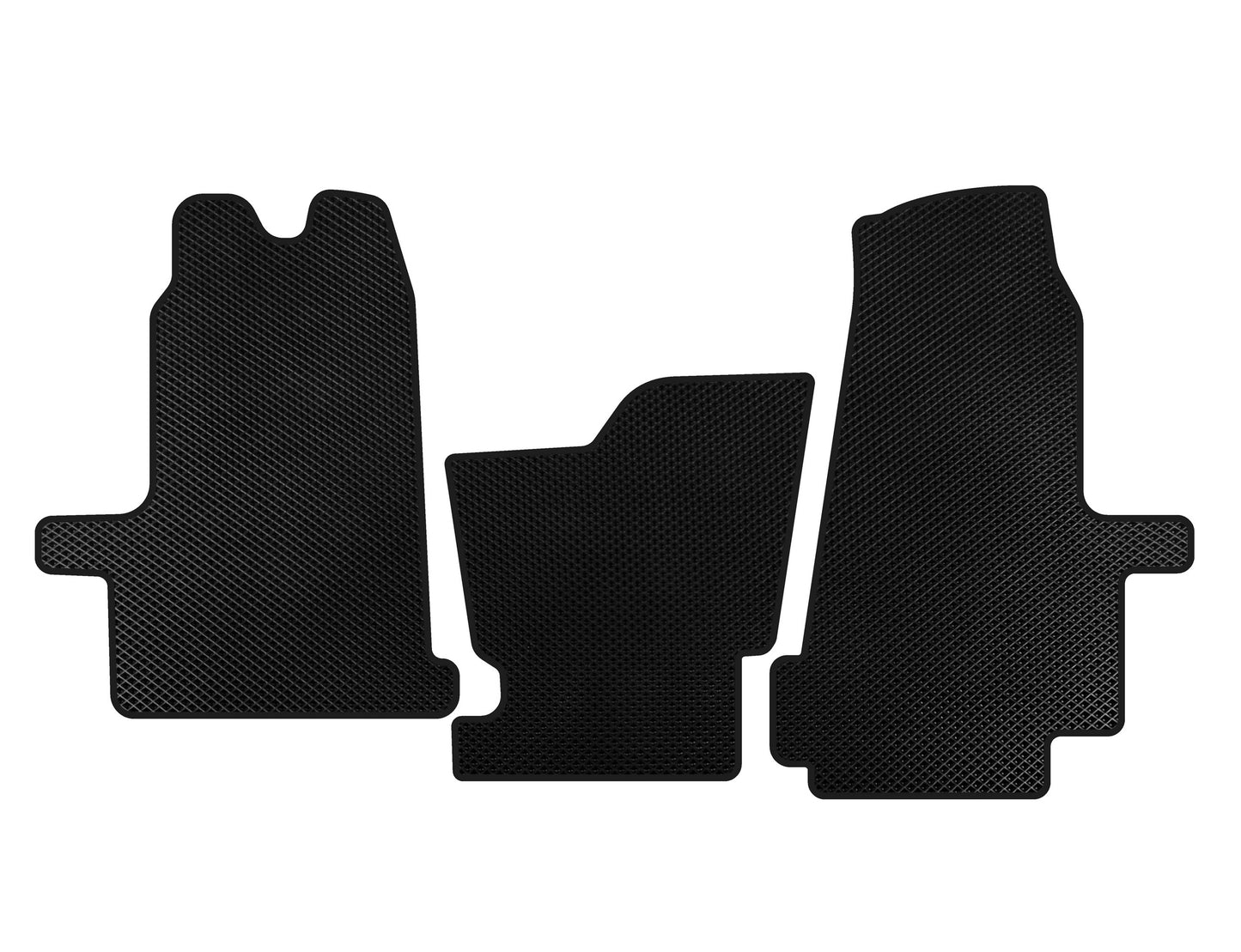EVA Floor Mats (2000-2006, Automatic, Black) for Ford Transit 2000-2014 - image 1