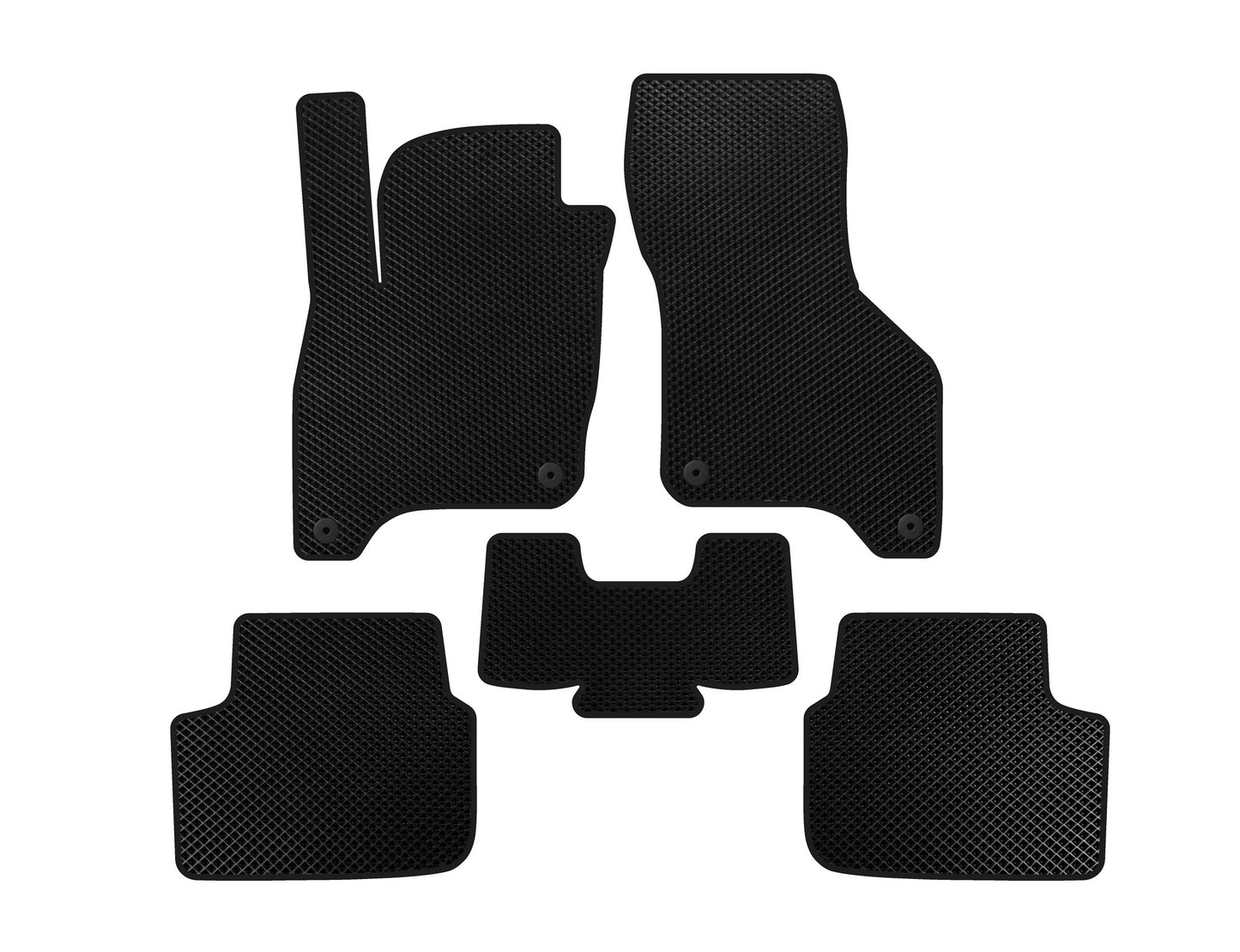 EVA Floor Mats (SD, Electric, Black) for Volkswagen E-Bora 2019- - image 1