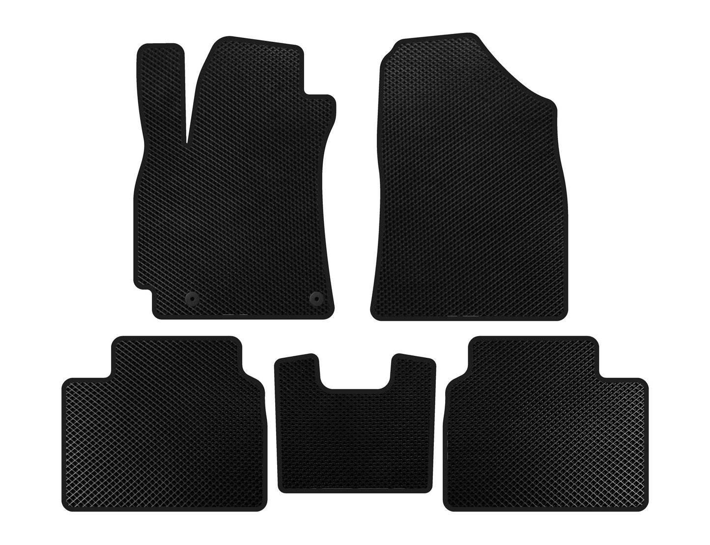 EVA Floor Mats (SD, Black) for Hyundai Elantra (CN7) 2020- - image 1