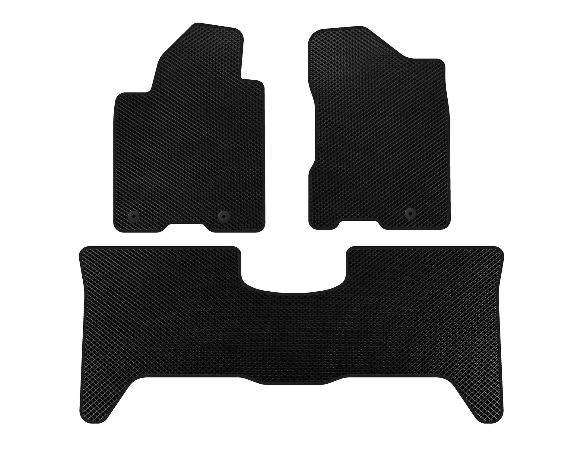 EVA Floor Mats (2 Rows, 2003-2008 Black) for Nissan Armada 2003-2015 - image 1
