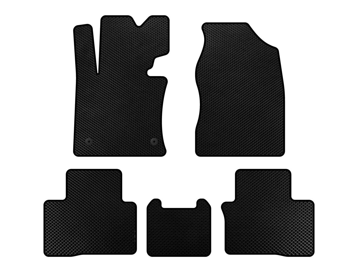 EVA Floor Mats (Black) for SsangYong Tivoli 2015- - image 1
