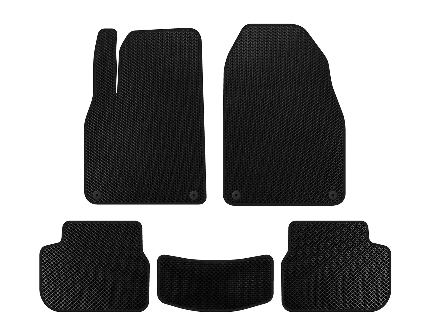 EVA Floor Mats (black) for Saab 9-3 2002-2014 - image 1