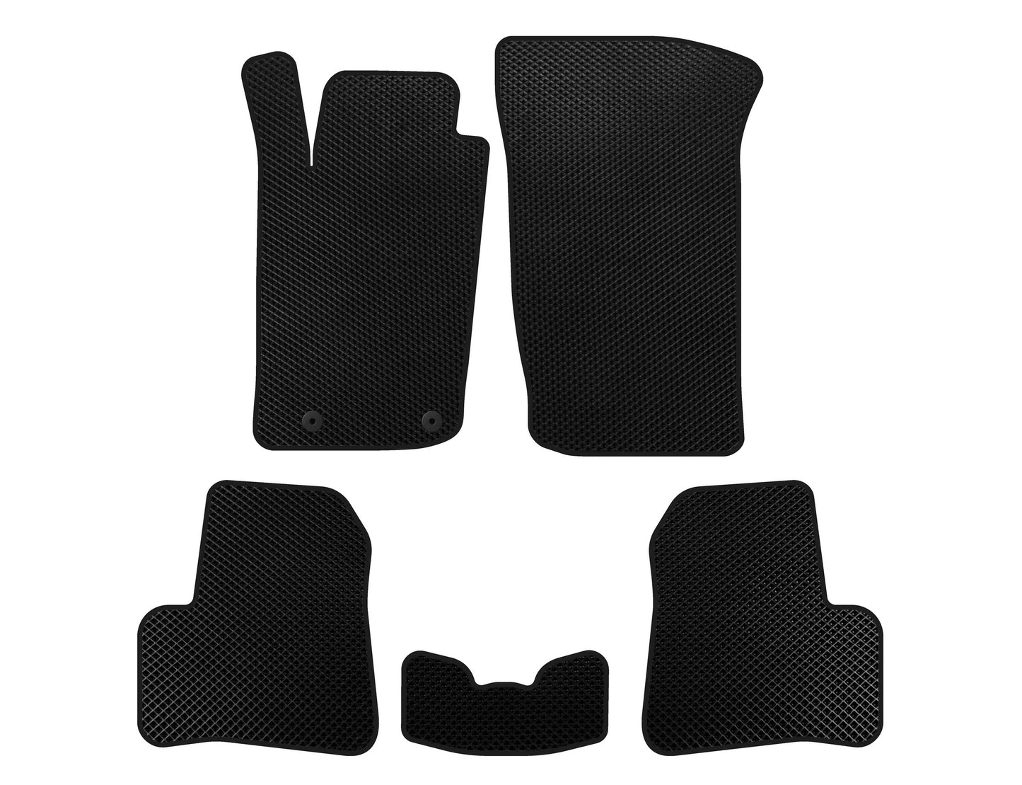 EVA Floor Mats (1998-2009, black) for Peugeot 206 1998-2024 - image 1