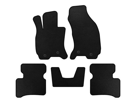 EVA Floor Mats (SD, Floor-Mounted Accelerator, Black) for Jaguar X-Type 2001-2009 - image 1