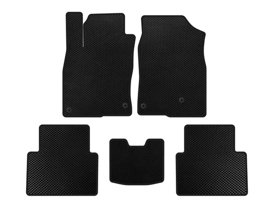 EVA Floor Mats (SD, Black) for Honda Civic Sedan X 2016-2021 - image 1