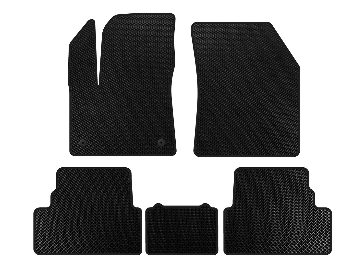 EVA Floor Mats (2017-2021, Black) for Opel Grandland X 2017- - image 1