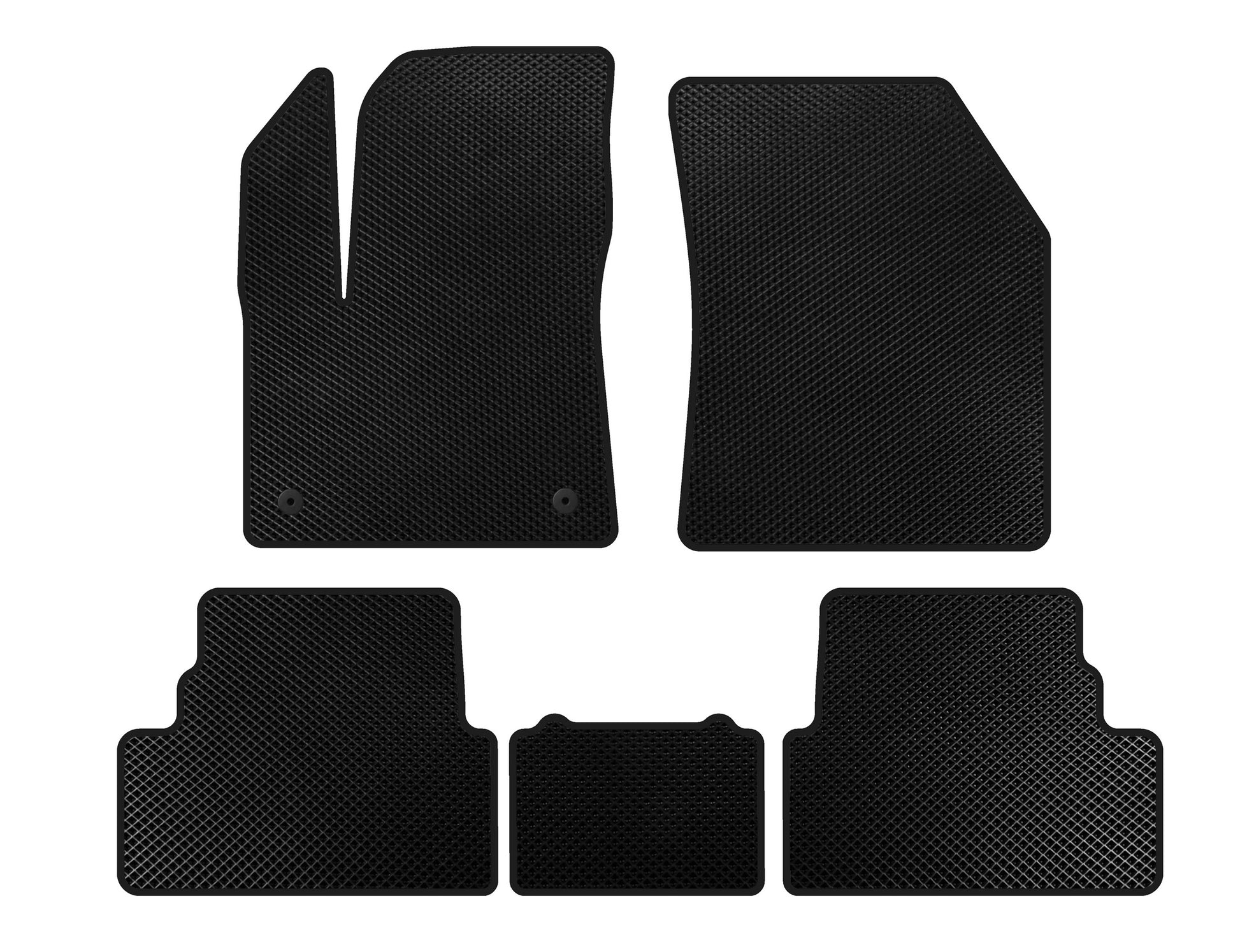 EVA Floor Mats (2017-2021, Black) for Opel Grandland X 2017- - image 1