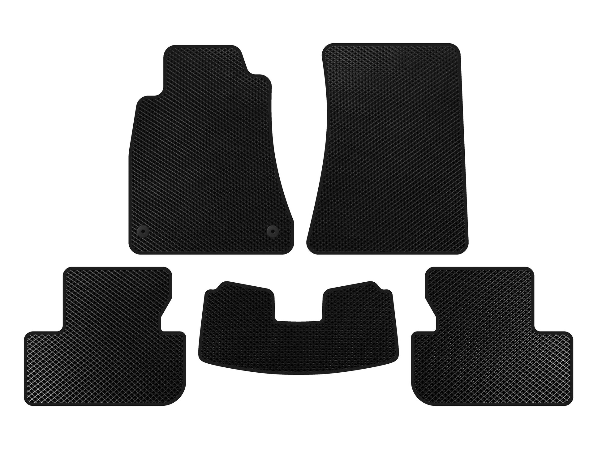 EVA Floor Mats (SD, 2WD, Black) for Lexus IS 2005-2013 - image 1