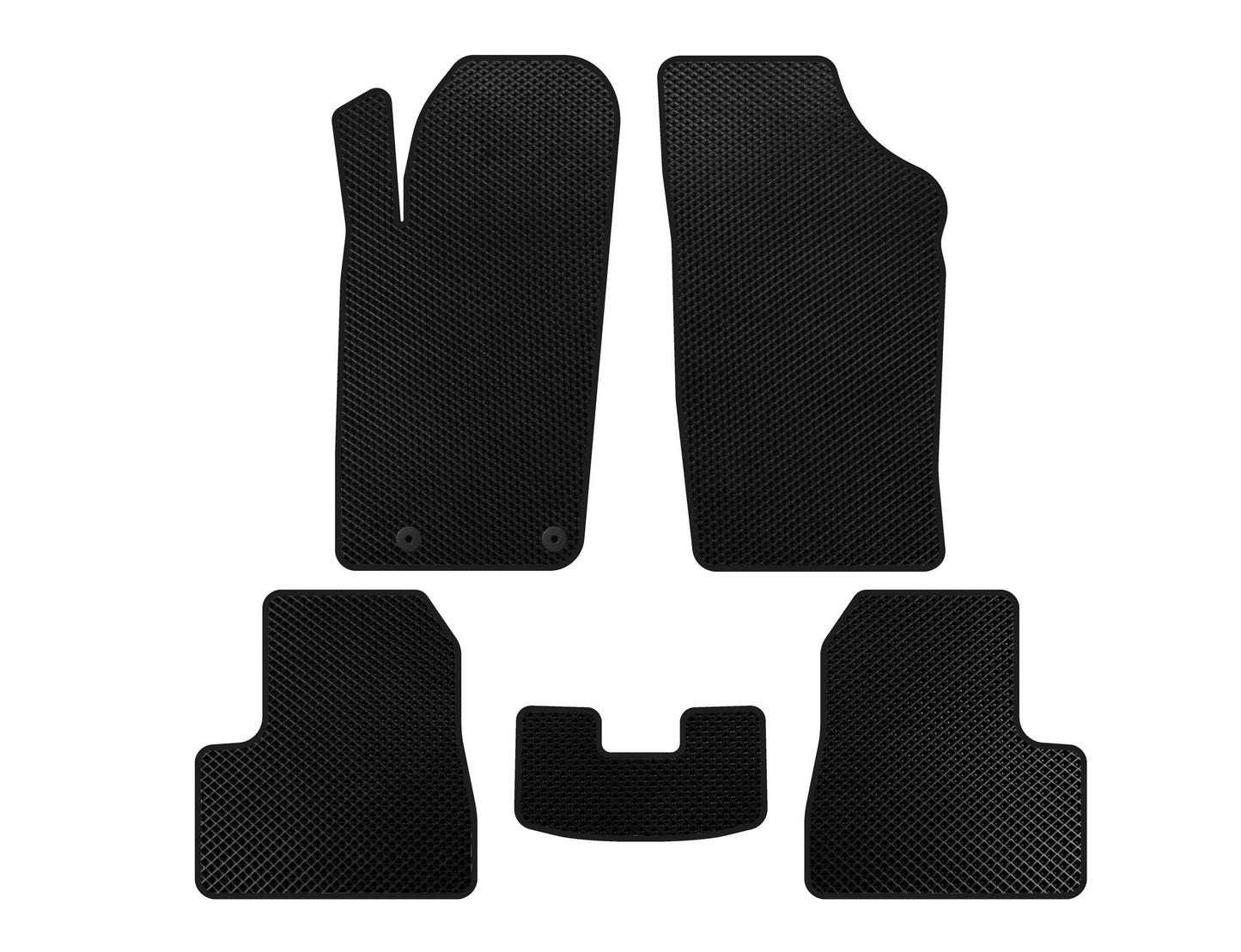 EVA Floor Mats (black) for Peugeot 206 1998-2024 - image 1