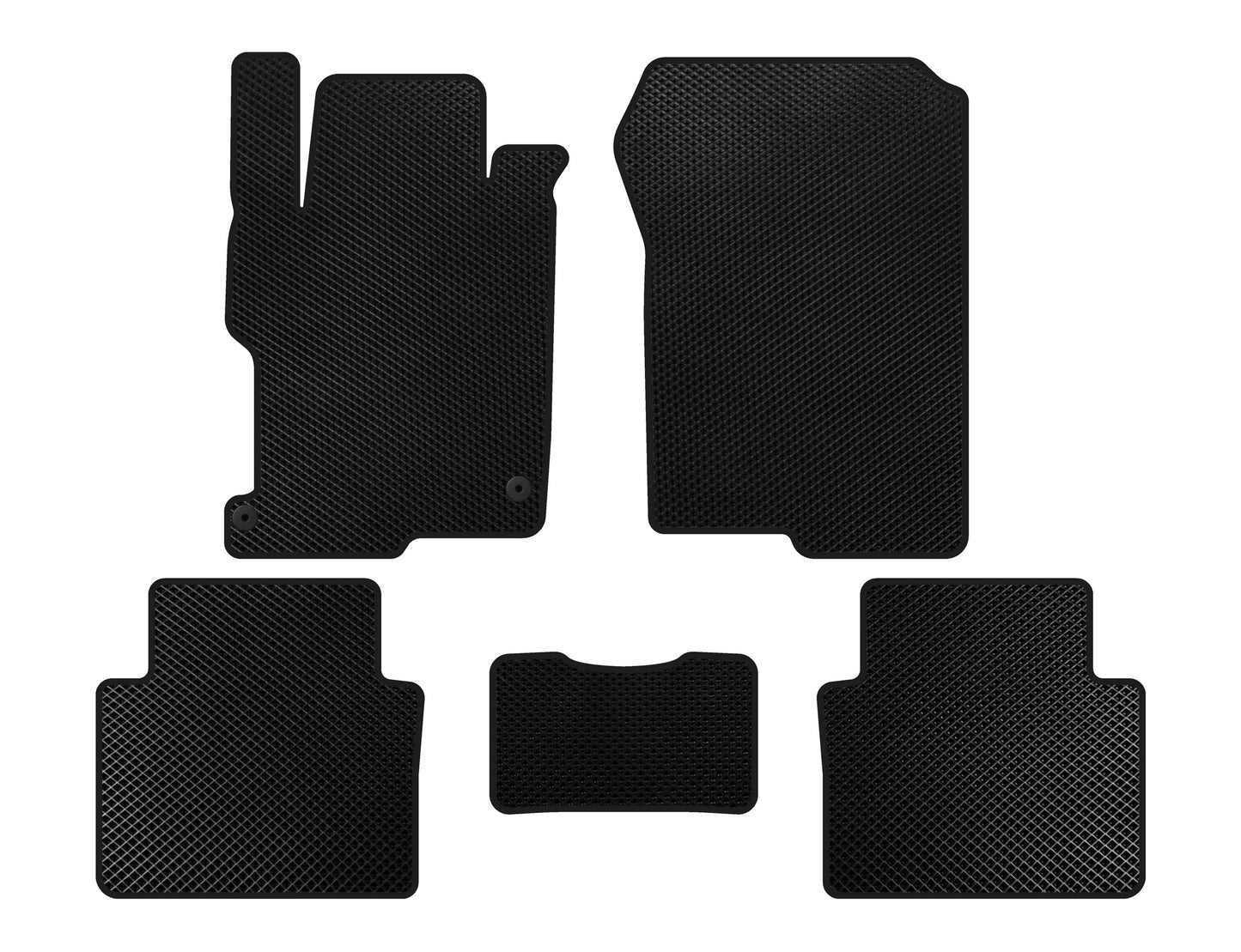 EVA Floor Mats (SD, Black) for Honda Accord IX 2013-2017 - image 1