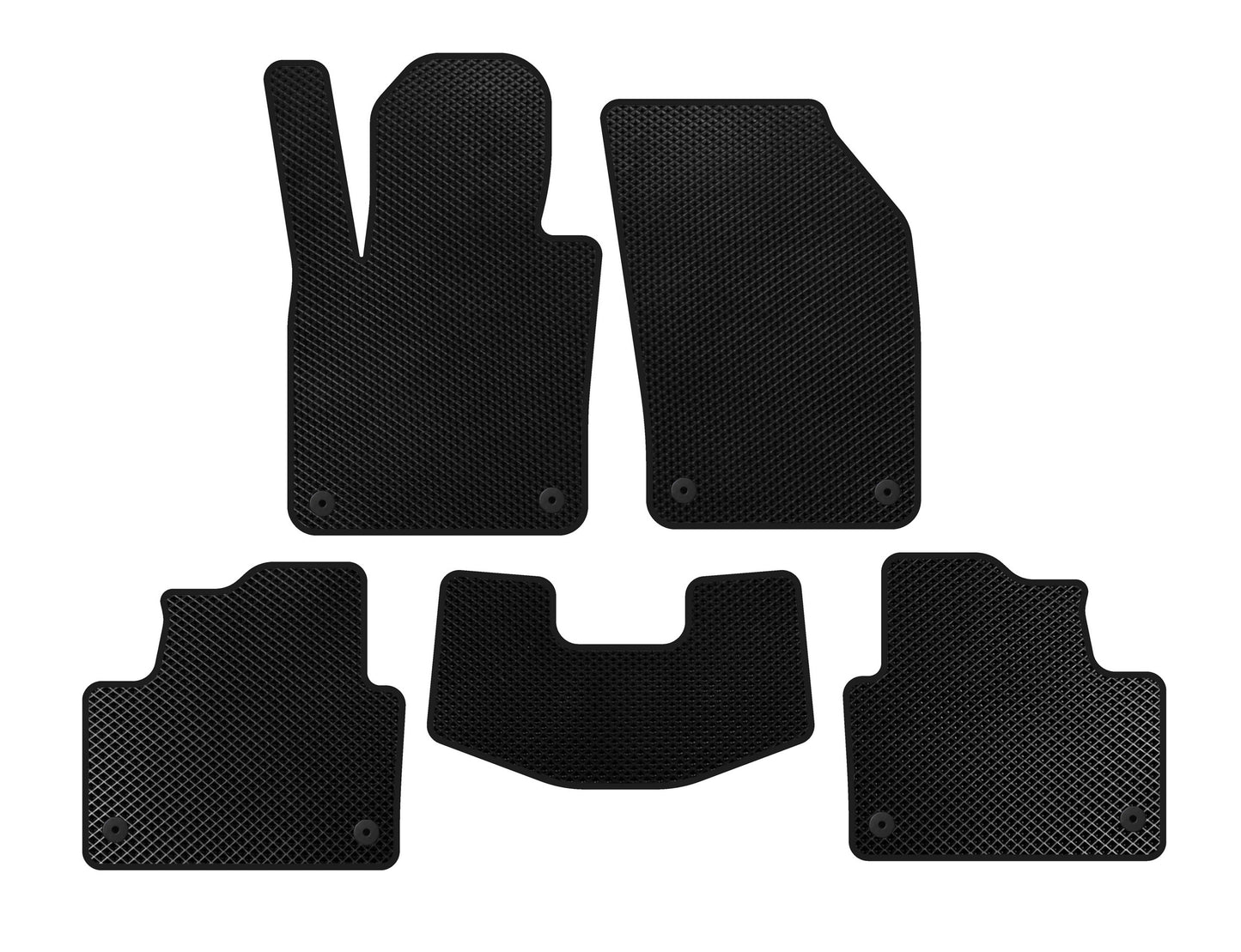 EVA Floor Mats (black) for Volvo S60 2019- - image 1